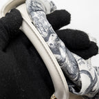 DIOR MINI LADY DIOR LAMBSKIN WHITE LGHW
