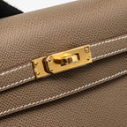 Hermes Kelly 25 Epsom Etoupe GHW