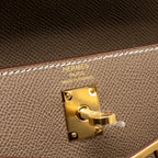 Hermes Kelly 25 Epsom Etoupe GHW
