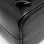 FENDI MINI MON TRESOR BUCKET BAG CALFSKIN BLACK GHW