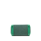 Hermes Birkin 25 Toile Quadrille/Swift Noir-Blanc-Menthe/Menthe SHW