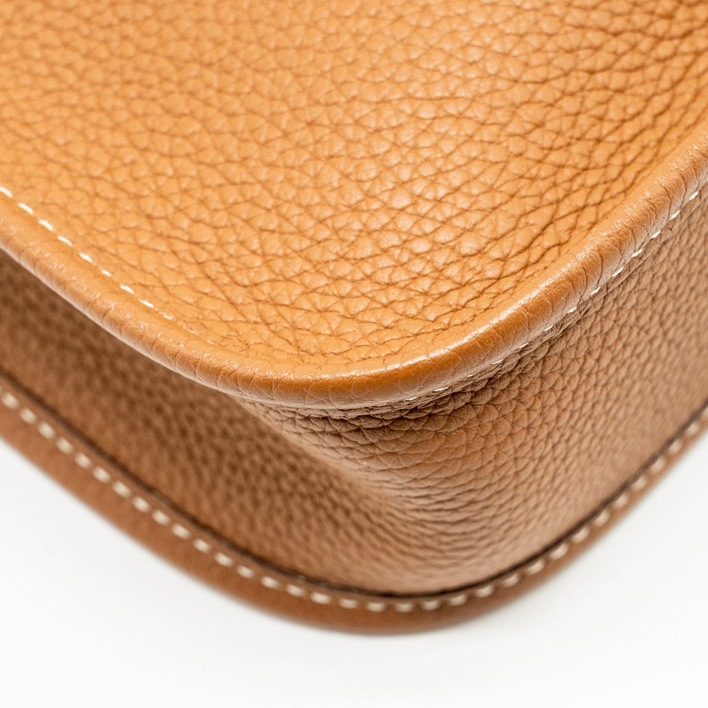 Hermes Mini Evelyne Taurillon Maurice Gold SHW