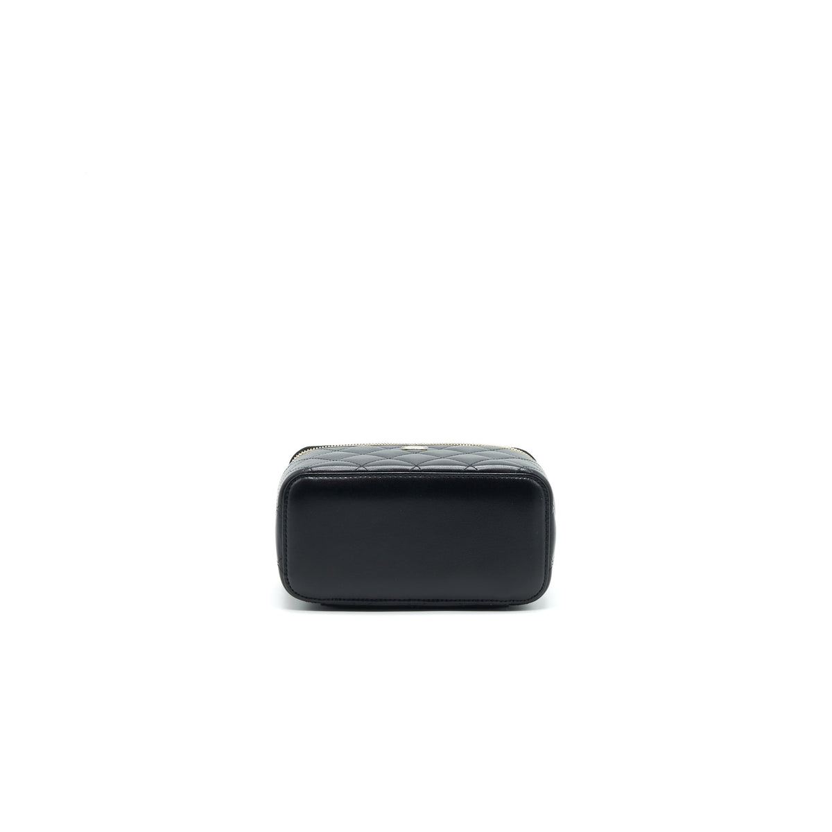 CHANEL SMALL LONG VANITY LAMBSKIN BLACK