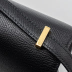 Hermes Mini Constance Epsom Black GHW