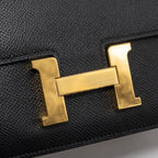 Hermes Mini Constance Epsom Black GHW