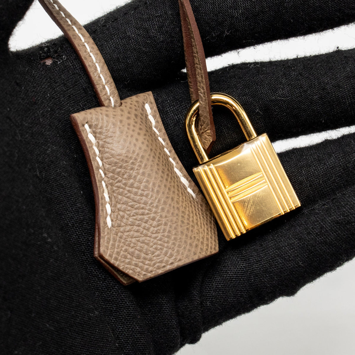 Hermes Kelly 25 Epsom Etoupe GHW
