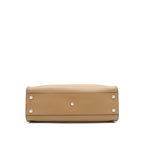 FENDI MEDIUM PEEKABOO BAG DARK BEIGE WITH SHW