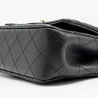 CHANEL 25S MINI COCO CRUSH HANDLE BAG CAVIAR BLACK LGHW (MICROCHIP)