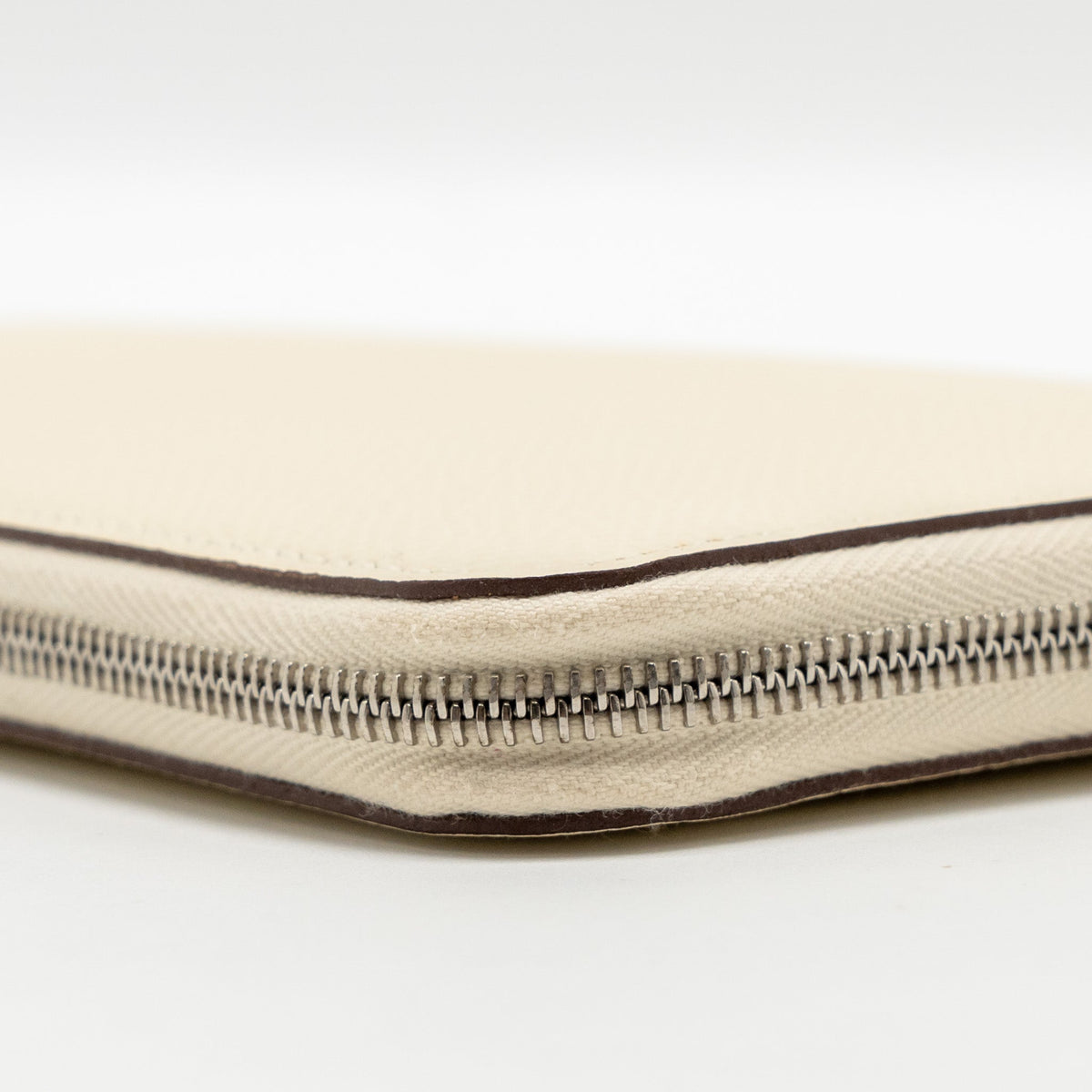 HERMES SILK IN CLASSIQUE LONG WALLET EPSOM/SILK NATA/CHAI-ROSE POURPRE SHW