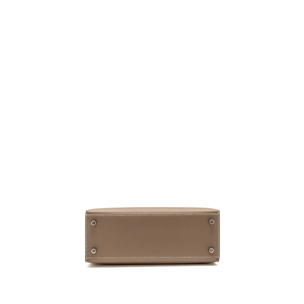 Hermes Kelly 25 Epsom etoupe SHW