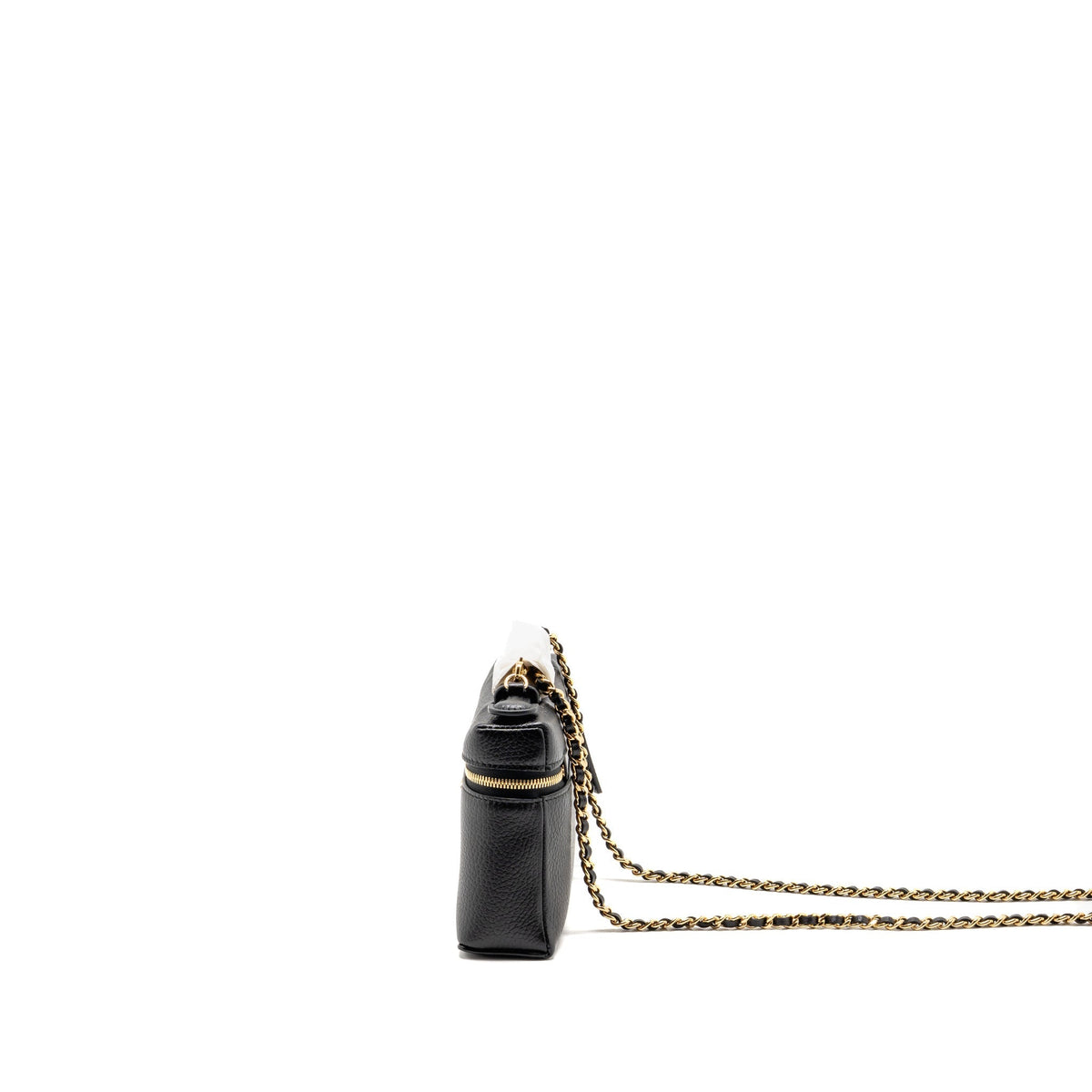 Chanel 26A CC Vanity with Chain Grained Calfskin Black GHW (Microchip)