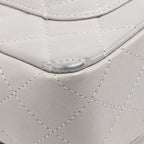 Chanel Mini Rectangular flap bag lambskin grey SHW (microchip)
