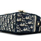 DIOR SMALL DIORCAMP BAG BLUE DIOR OBLIQUE EMBROIDERY GHW