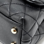 CHANEL MINI COCO HANDLE CAVIAR BLACK LGHW