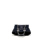 Chanel 26A Mini Deauville Tote Fabric/Leather Black SHW (Microchip)