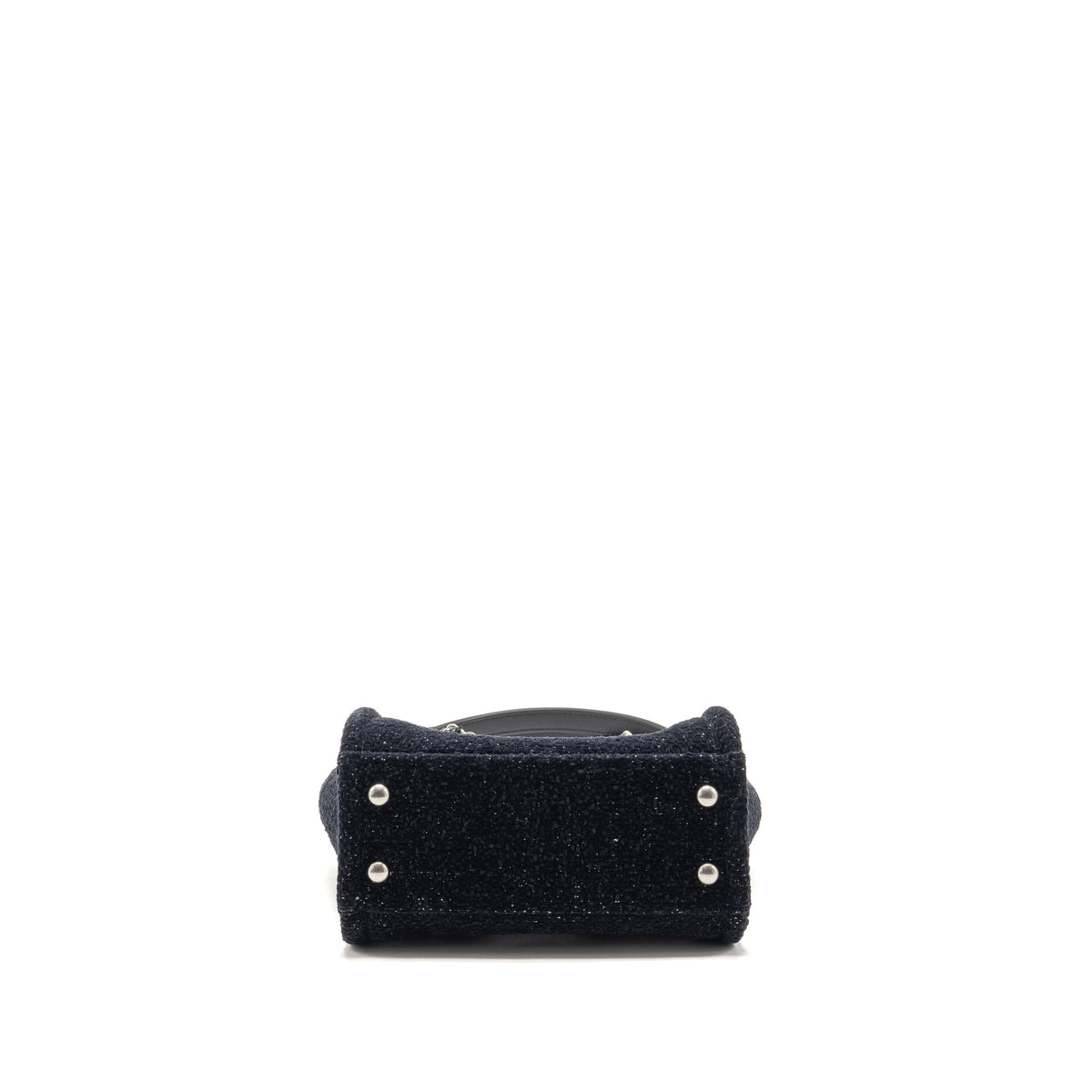 Chanel 26A Mini Deauville Tote Fabric/Leather Black SHW (Microchip)