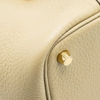 HERMES PICOTIN 18 LOCK BAG CLEMENCE 8Q BEIGE MARFA GHW