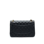 CHANEL JUMBO CLASSIC DOUBLE FLAP CAVIAR BLACK GHW