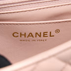 CHANEL MINI SQUARE FLAP BAG LAMBSKIN LIGHT PINK LGHW (MICROCHIP)