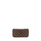 LOUIS VUITTON ZIPPER LONG WALLET DAMIER EBENE GHW