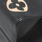 LOUIS VUITTON ONTHEGO MM BICOLOUR MONOGRAM EMPREINTE BLACK / BEIGE GHW
