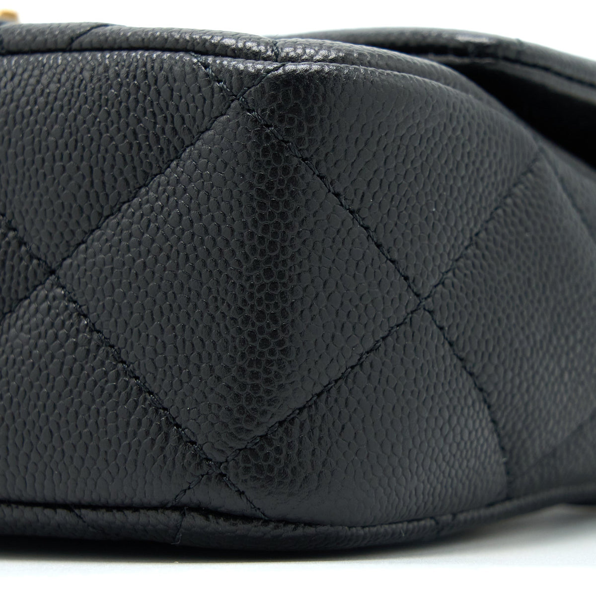 CHANEL 23P COCO LOVE FLAP BAG CAVIAR BLACK GHW (MICROCHIP)