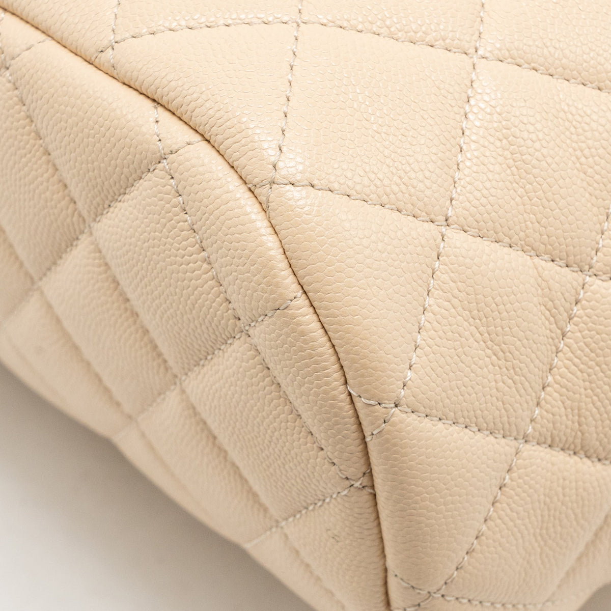 Chanel Urban Spirit backpack caviar beige LGHW (microchip)