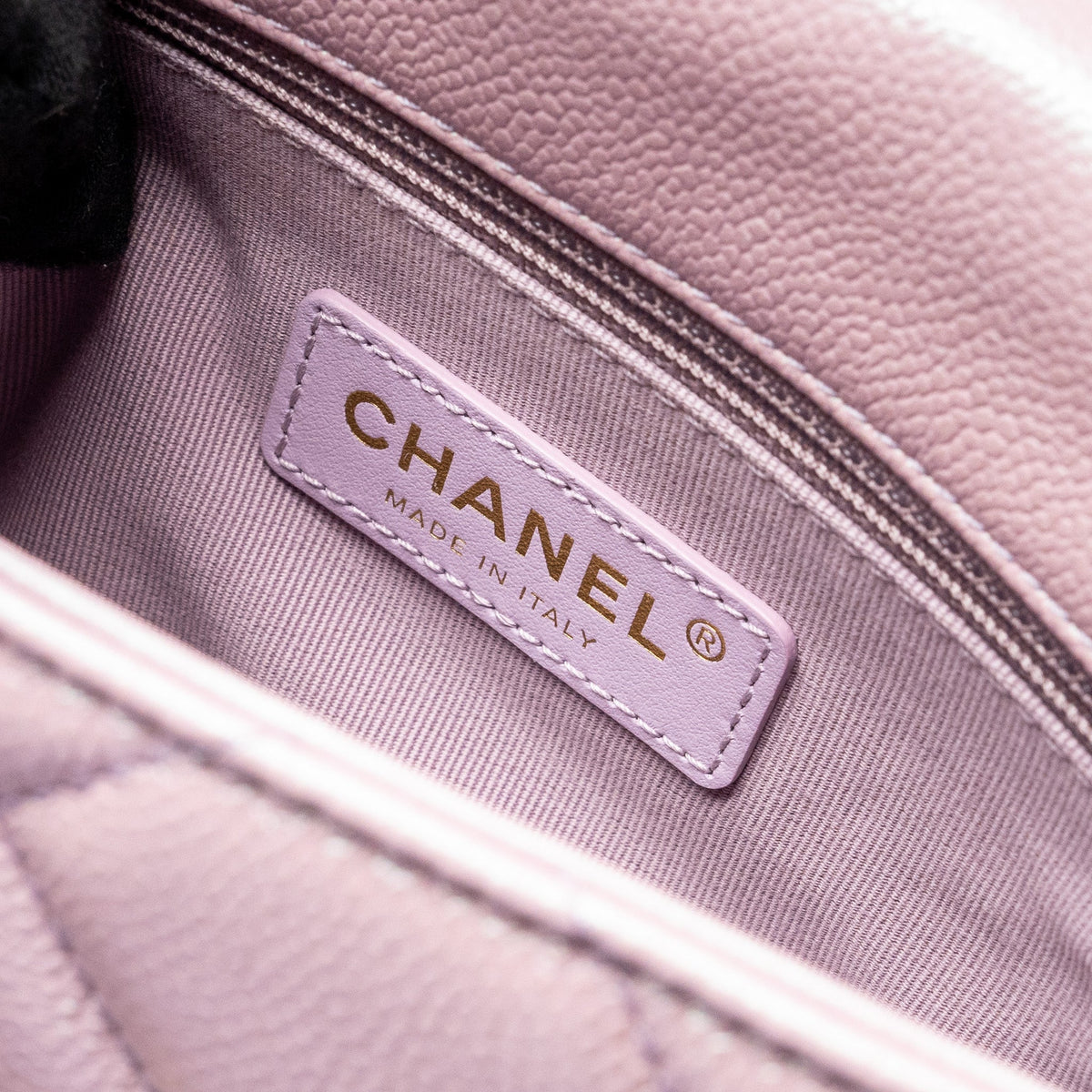 CHANEL MY PERFECT MINI SQUARE FLAP BAG CAVIAR PINK GHW (MICROCHIP)