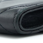 CHANEL 19 PHONE POUCH WITH CHAIN LAMBSKIN BLACK MULTICOLOUR HARDWARE
