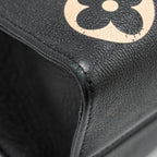 LOUIS VUITTON ONTHEGO MM BICOLOUR MONOGRAM EMPREINTE BLACK / BEIGE GHW