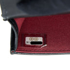 CHANEL 19 PHONE POUCH WITH CHAIN LAMBSKIN BLACK MULTICOLOUR HARDWARE