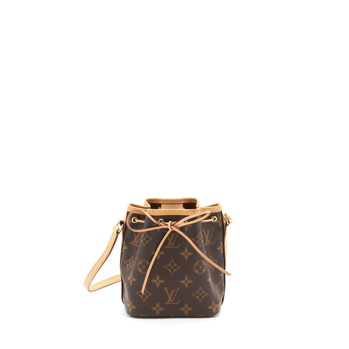 LOUIS VUITTON NANO NOE MONOGRAM CANVAS GHW