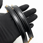 Saint Laurent/YSL Jamie Pochon Shoulder Bag Lambskin Black GHW