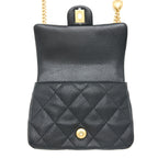 CHANEL 23P COCO LOVE FLAP BAG CAVIAR BLACK GHW (MICROCHIP)