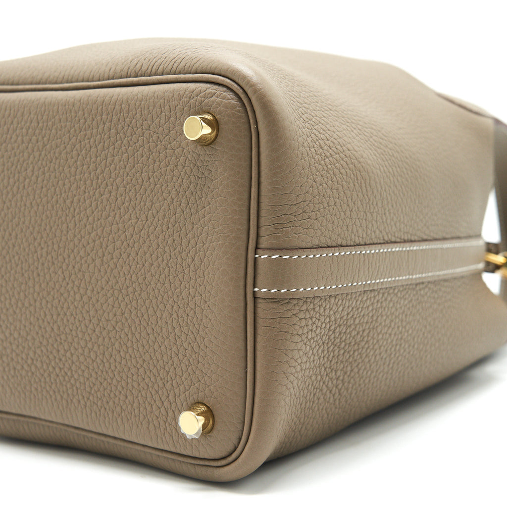 HERMES PICOTIN 18 ETOUPE GHW 2021 RECEIPT