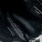 Saint Laurent/YSL Jamie Pochon Shoulder Bag Lambskin Black GHW