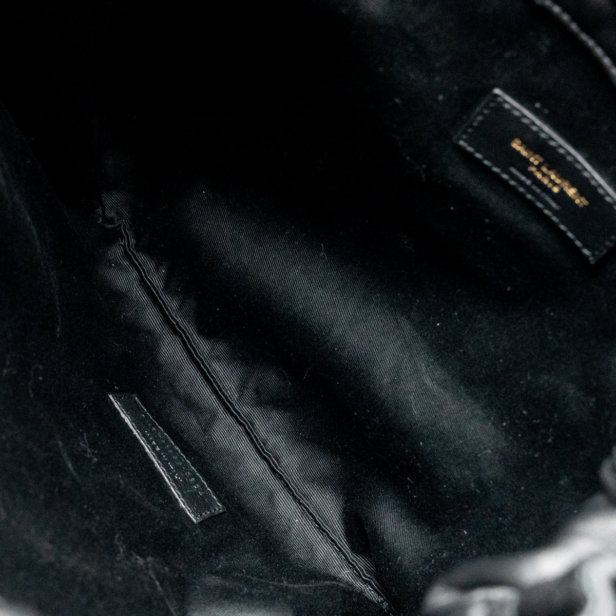 Saint Laurent/YSL Jamie Pochon Shoulder Bag Lambskin Black GHW