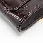 LOUIS VUITTON ROSSMORE MM MONOGRAM VERNIS AMARANTE GHW
