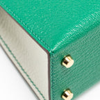 Hermes Mini kelly special order chèvre Mysore Vert vertigo/Gris Perle LGHW