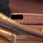 LOUIS VUITTON ALMA BB PATENT DARK BEIGE GHW