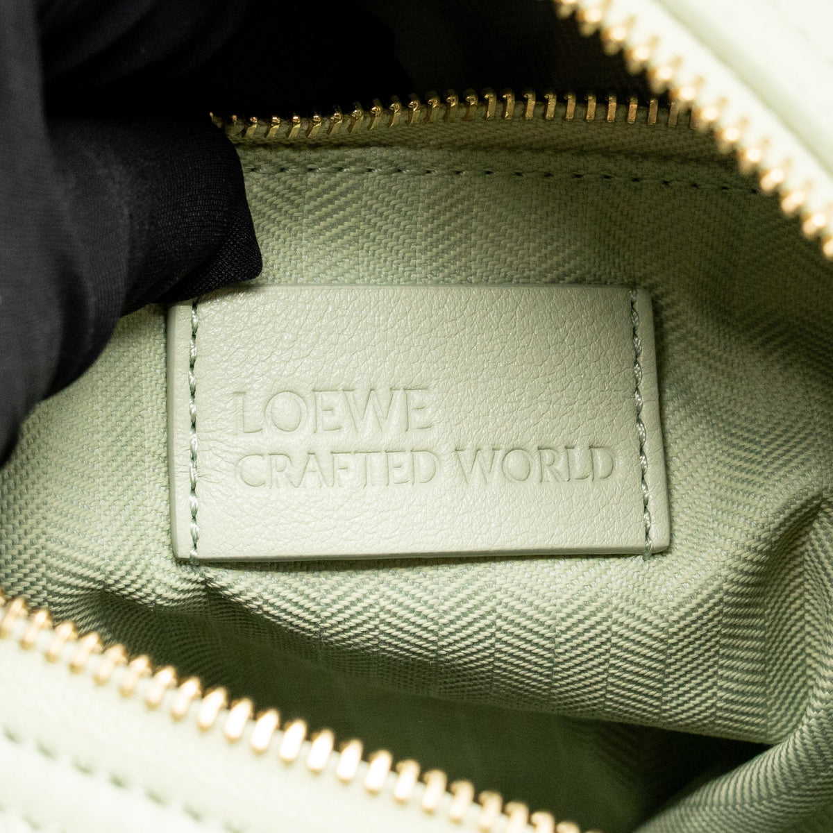 Loewe Large Elephant Bag Calfskin Spring Jade GHW