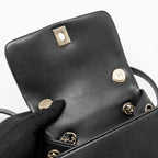 CHANEL TRIPLE POCKET BACKPACK CAVIAR BLACK LGHW (MICROCHIP)