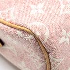 LOUIS VUITTON NANO SPEEDY MONOGRAM JACQUARD DENIM PINK GHW