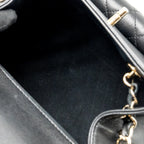 CHANEL TRIPLE POCKET BACKPACK CAVIAR BLACK LGHW (MICROCHIP)