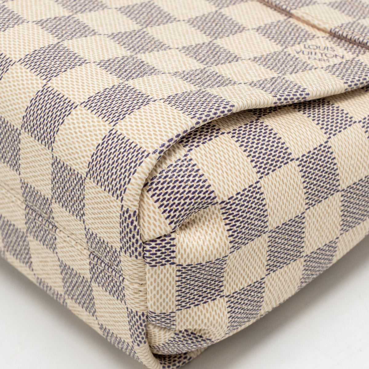 LOUIS VUITTON CROISETTE DAMIER AZUR CANVAS GHW