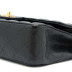 CHANEL CLASSIC DOUBLE FLAP MEDIUM 25CM CAVIAR BLACK GHW