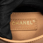 CHANEL TRIPLE PACK BACKPACK CAVIAR CARAMEL LGHW (MICROCHIP)