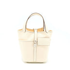 HERMES PICOTIN CARGO 18 SWIFT/TOILE CANVAS ECRU NATA SHW