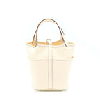 HERMES PICOTIN CARGO 18 SWIFT/TOILE CANVAS ECRU NATA SHW