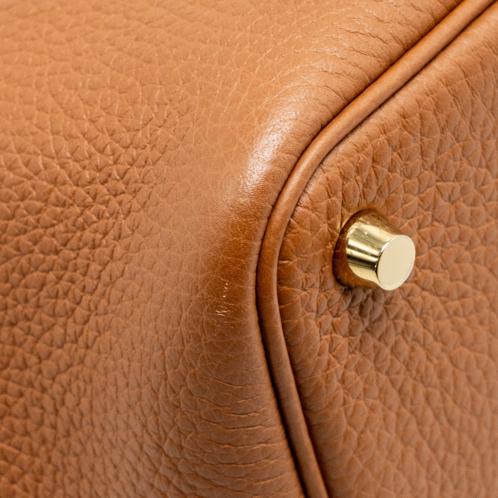 Hermes Picotin 18 Lock Bag Clemence GOLD GHW